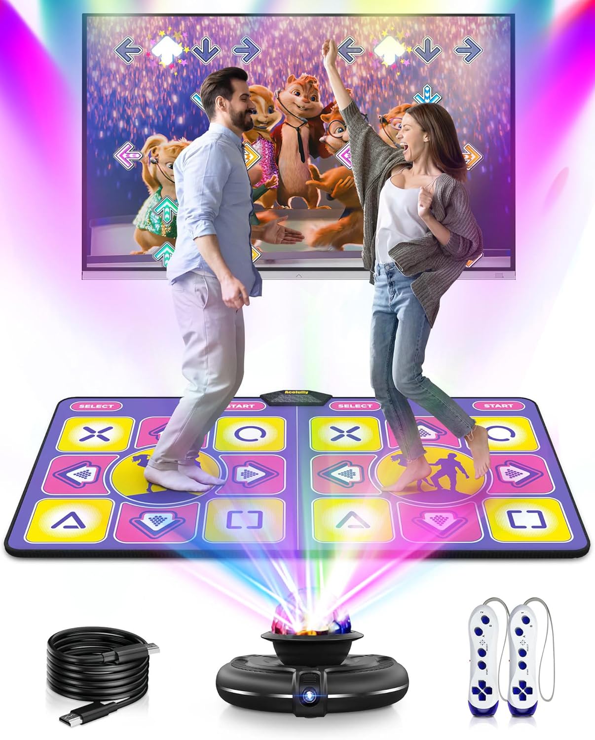 Wireless Dance Mat with Camera & Yoga Mode - Fun & Fitness for All!