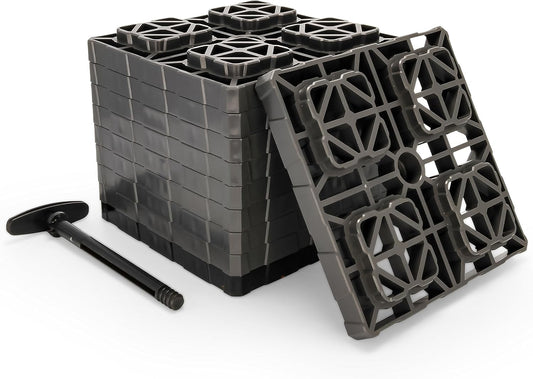 Camco Fasten XL RV Leveling Blocks for Customizable Support