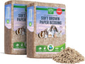 Small Pet Paper Bedding Brown Natural - Soft, Odor Control