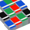3 x 5 Memo Pads Bulk 200 Pack Spiral Top Bound - Color-Coded Notes