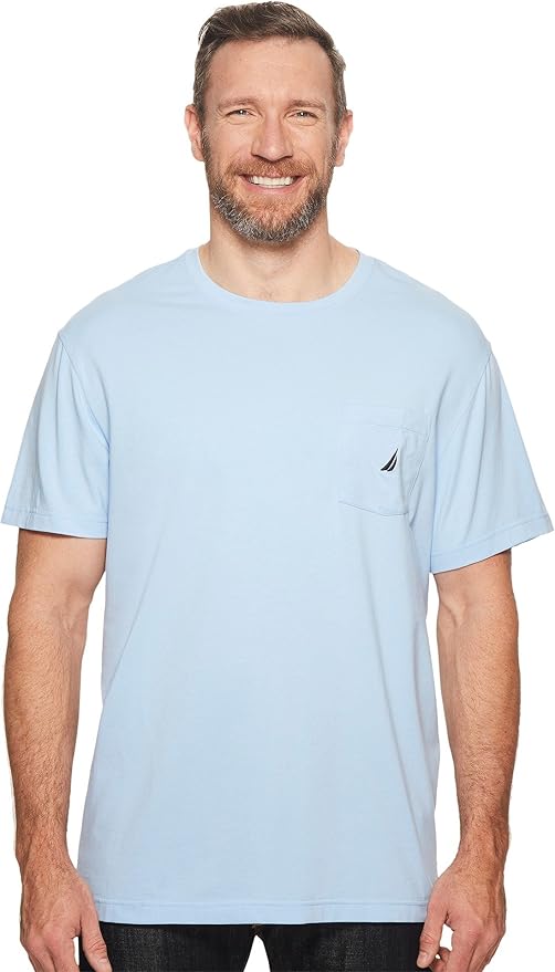 Nautica Men's Solid Crew Neck Short-Sleeve Pocket T-Shirt Review