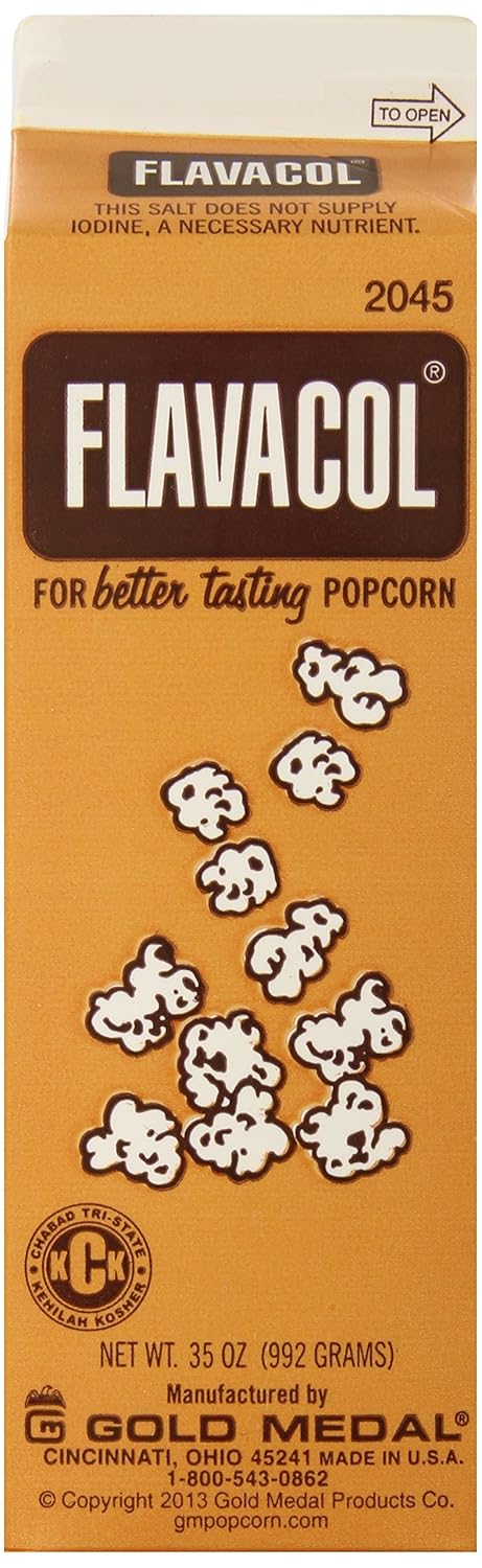 Flavacol Popcorn Salt 35oz - Perfect Seasoning!