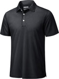 Mens Golf Shirt Dry Fit Polo - Breathable Performance (Style QN58)