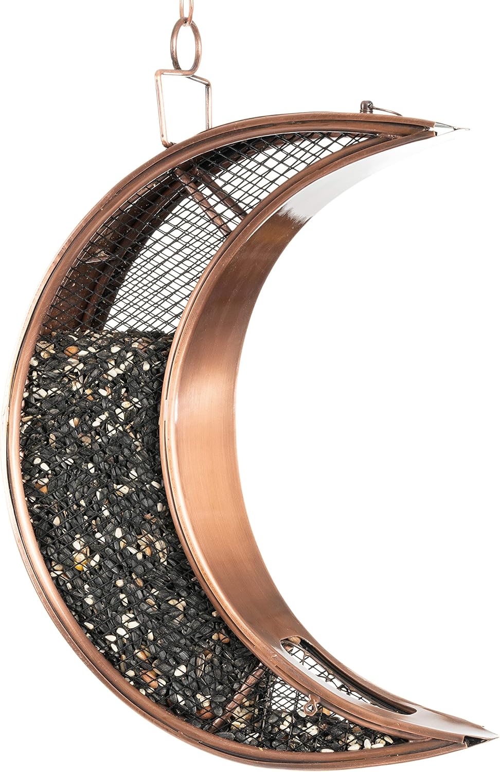 Copper Moon Bird Feeder: Stylish & Functional