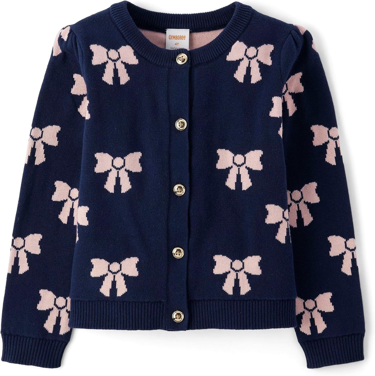 Gymboree Girls Long Sleeve Button Front Cardigan for Toddlers