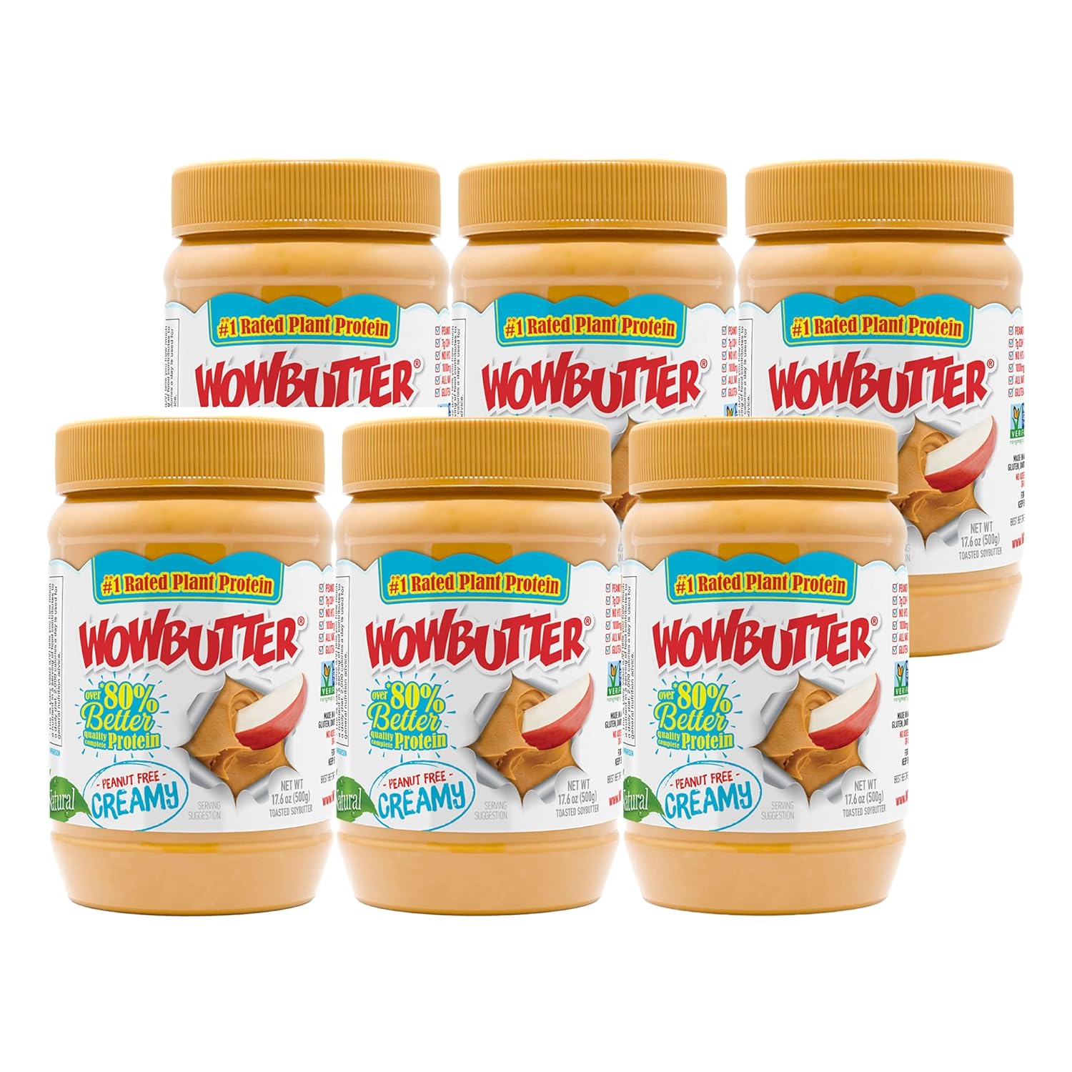 WOWBUTTER Nut Free Spread - Creamy Vegan Plant Protein Delight