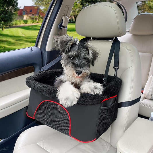 ROODO Height-Adjustable Dog Car Seat - Portable Pet Booster