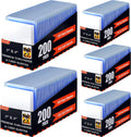1000 Card Sleeves Toploads for Cards 3 in x 4 in - Dual Protection Set