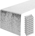 12 x 72 in Silver Sequin Table Runner - Sparkling Event Decor