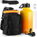 Insulated Water Bottle 64oz Stainless Steel - Triple Wall Cold/Hot