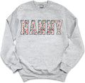 Personalized Embroidered Grandma Sweatshirt - Cozy Custom Gift