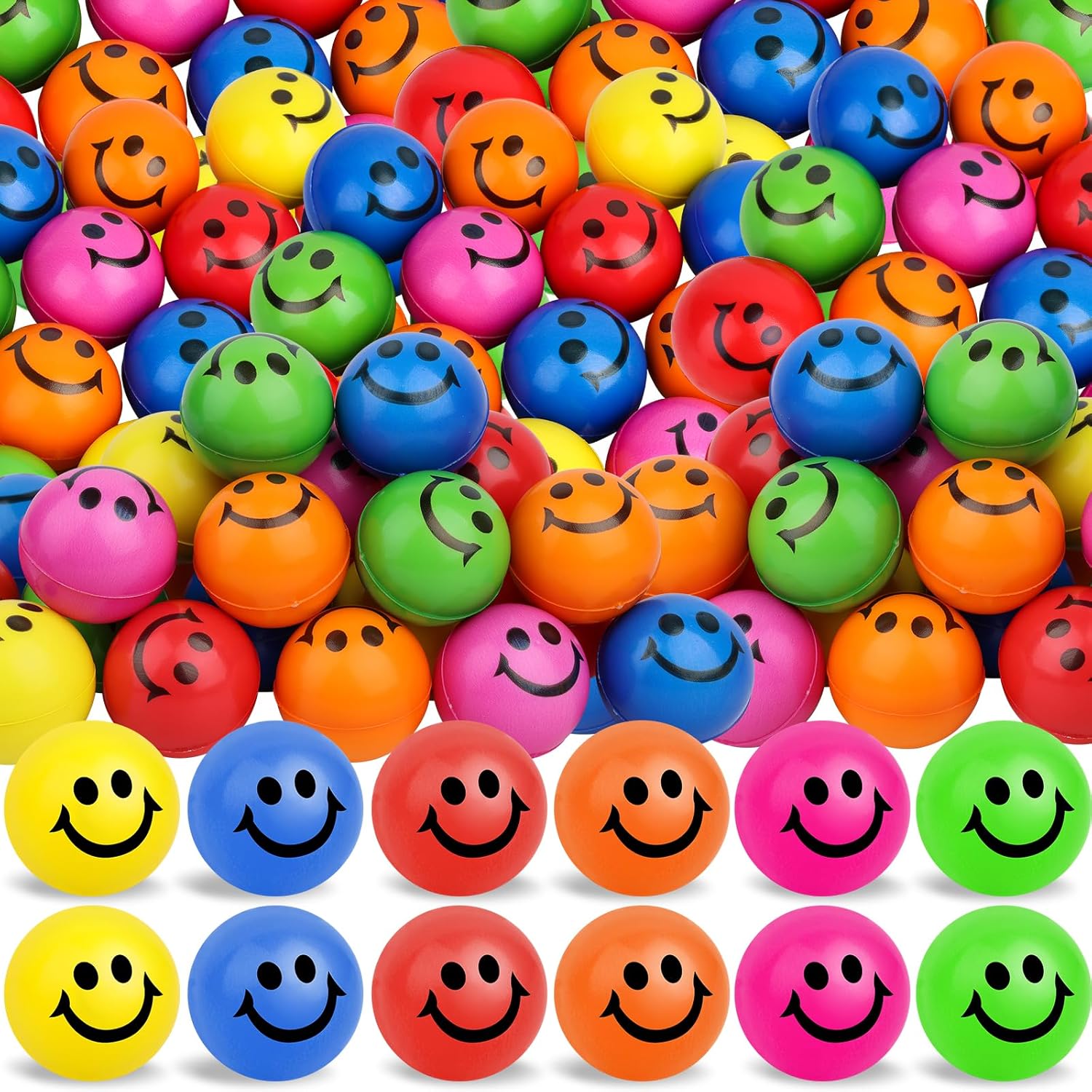 Colorful Mini Squeeze Balls for Stress Relief and Fun