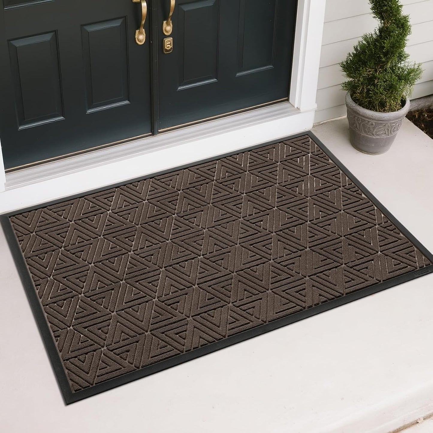 Yimobra Large Door Mat 47x32: All-Weather Non-Slip Welcome Mat