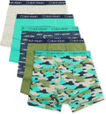 Calvin Klein Boys' Modern Cotton Boxer Briefs (5 Pack) - Soft