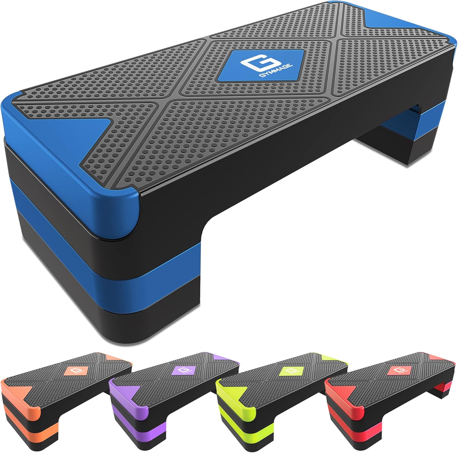 Adjustable Aerobic Stepper for Home Gym Cardio Fitness Workouts