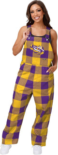 FOCO NCAA womens College Team Logo Bib Overalls - Fan Game Day Staple