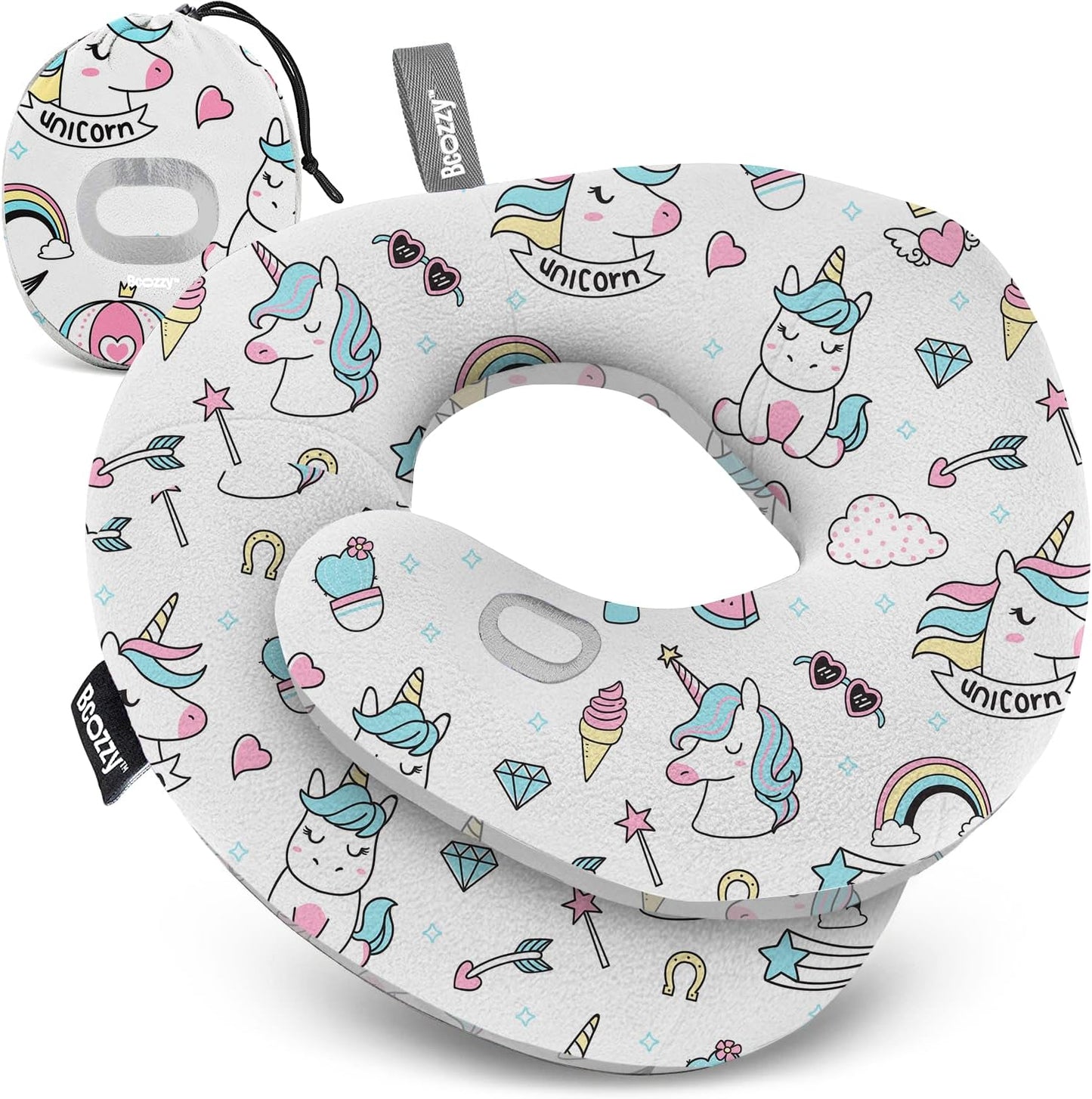BCOZZY Kids Travel Pillow for Comfort and Support on Trips