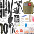 Emergency Survival Kit and First Aid Kit, 142Pcs - Compact Outdoor Kit