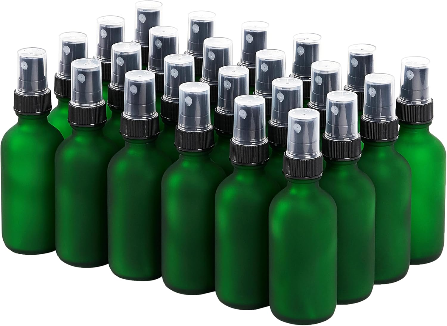 Travel-Size Glass Spray Bottles - Leak-Proof, Fine Mist Sprayer