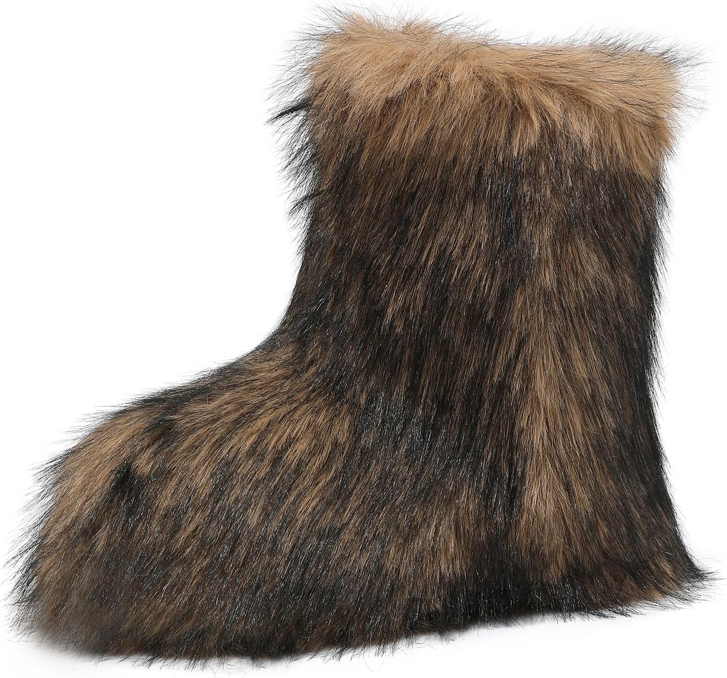 Girls Fur Boots for Toddlers - Cozy Plush Lining Winter Boots