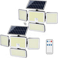 Solar Lights for Outside 304 LED Motion Sensor Flood Lights - Bright