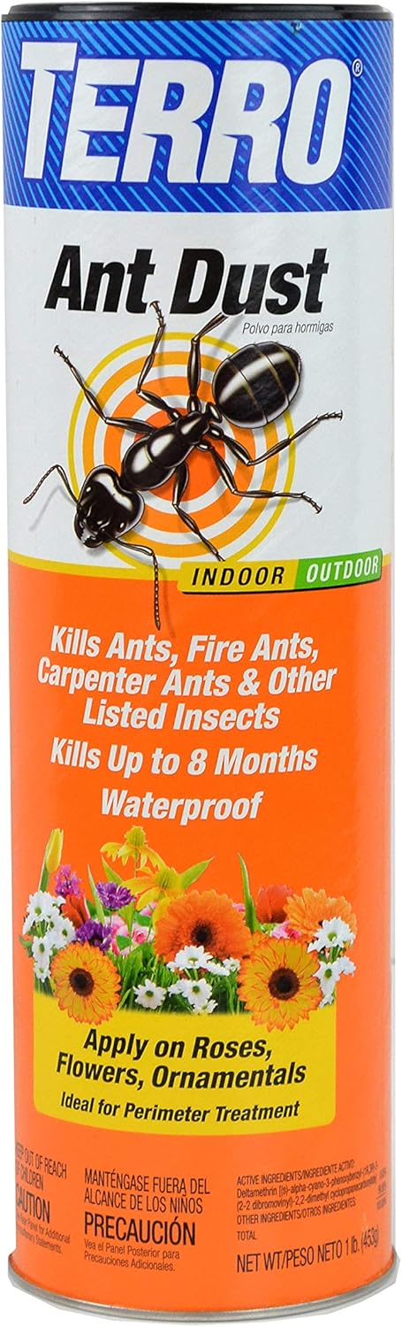 TERRO T600 Ant Dust Powder Killer for Indoor and Outdoor Use