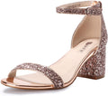 IDIFU Women's Cookie-LO Low Block Heels Chunky Sandals (Style PM3L)