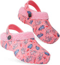 Disney Stitch Girls Clogs with Fleece Lining - Cozy Slip On Shoes