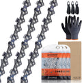 Savior 18 in Chainsaw Chain 3Pack.325 Pitch.050 Gauge - Low Kickback
