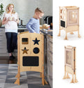 Guidecraft Classic Kitchen Helper - Foldable Toddler Tower