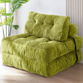Folding Sofa Bed with Pillow and Shredded Foam - Convertible Chair Bed