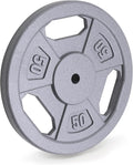Marcy Classic 1 in Cast Iron Standard Grip Plate - Durable Home Weight