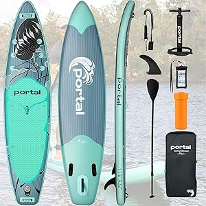 PORTAL SUP Inflatable Paddle Board for Adults - 11ft 6in' Stability