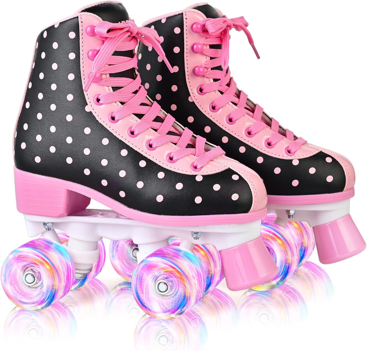 SULIFEEL Roller Skates with Light Up Wheels for All Ages