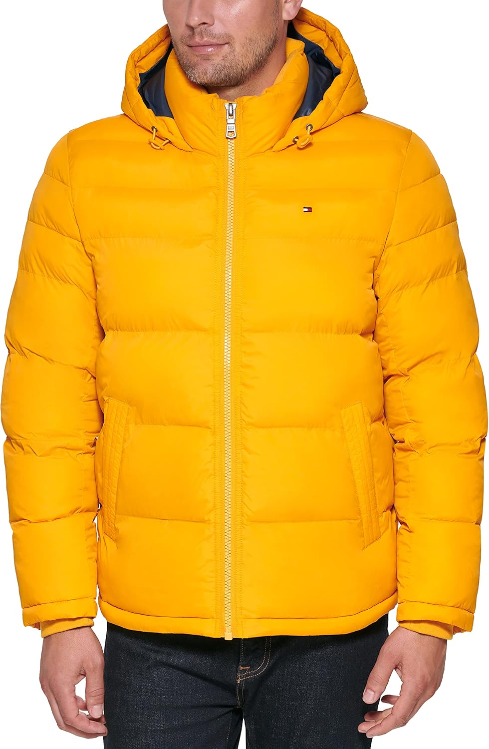 Tommy Hilfiger Men's Down Alternative Hooded Puffer Jacket