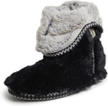 Dearfoams Women's Fuzzy Memory Foam Beth Bedroom Bootie (Style XHWW)