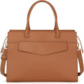 NEWHEY Laptop Bag for Women 15.6 inch Leather Tote Set