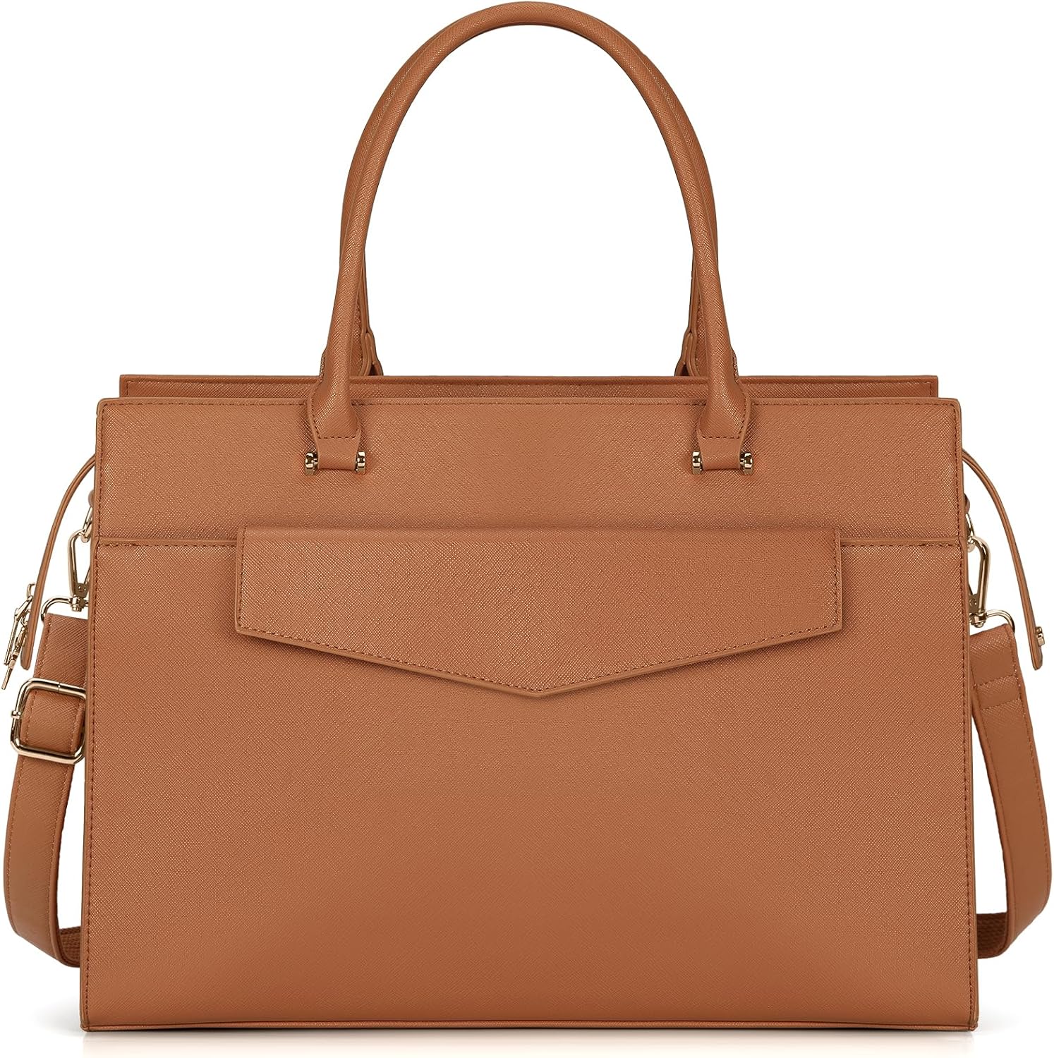 NEWHEY Laptop Bag for Women 15.6 inch Leather Tote Set