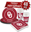 Oklahoma Sooners Party Pack - 48 Pieces (Serves 16)
