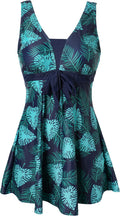 Tummy Control Plus Size One Piece Swimsuit for Women by ECUPPER