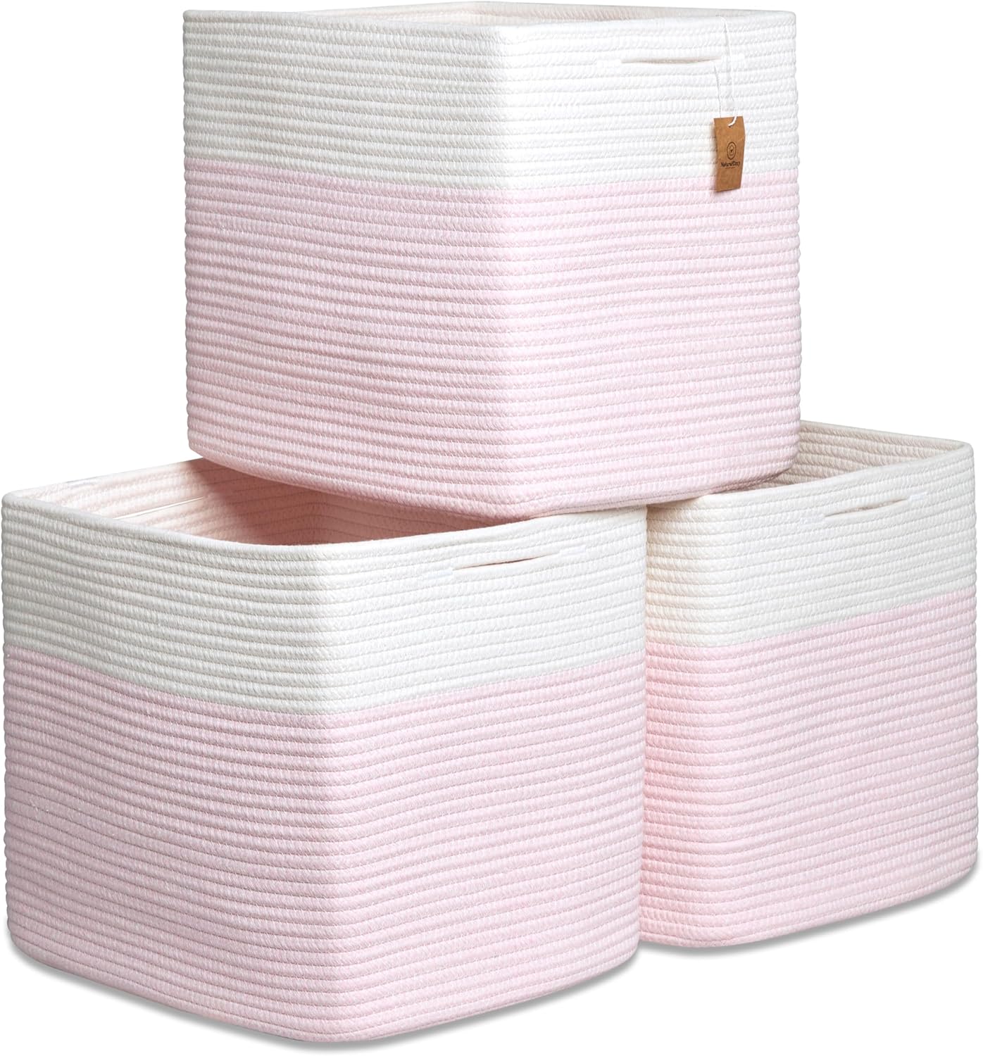NaturalCozy 13x15x13 Kallax Storage Cubes for Organizing