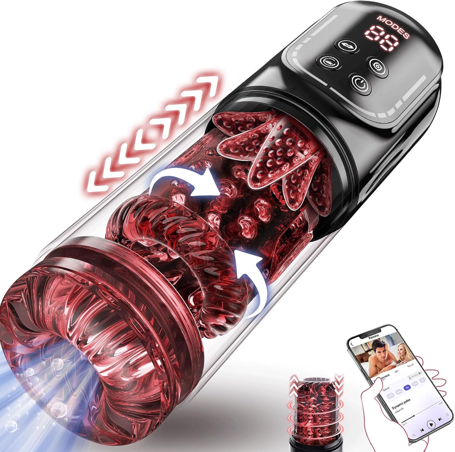 AI Sync Male Masturbator with 8 Functions for Ultimate Pleasure