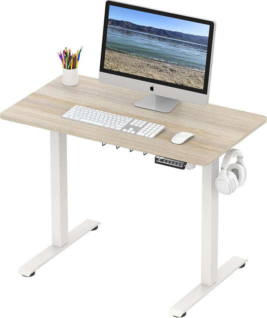 SHW Electric Sit Stand Desk - Height Adjustable for Productivity!