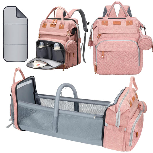 Multi-functional Large-capacity Diaper Bag Backpack for Parents