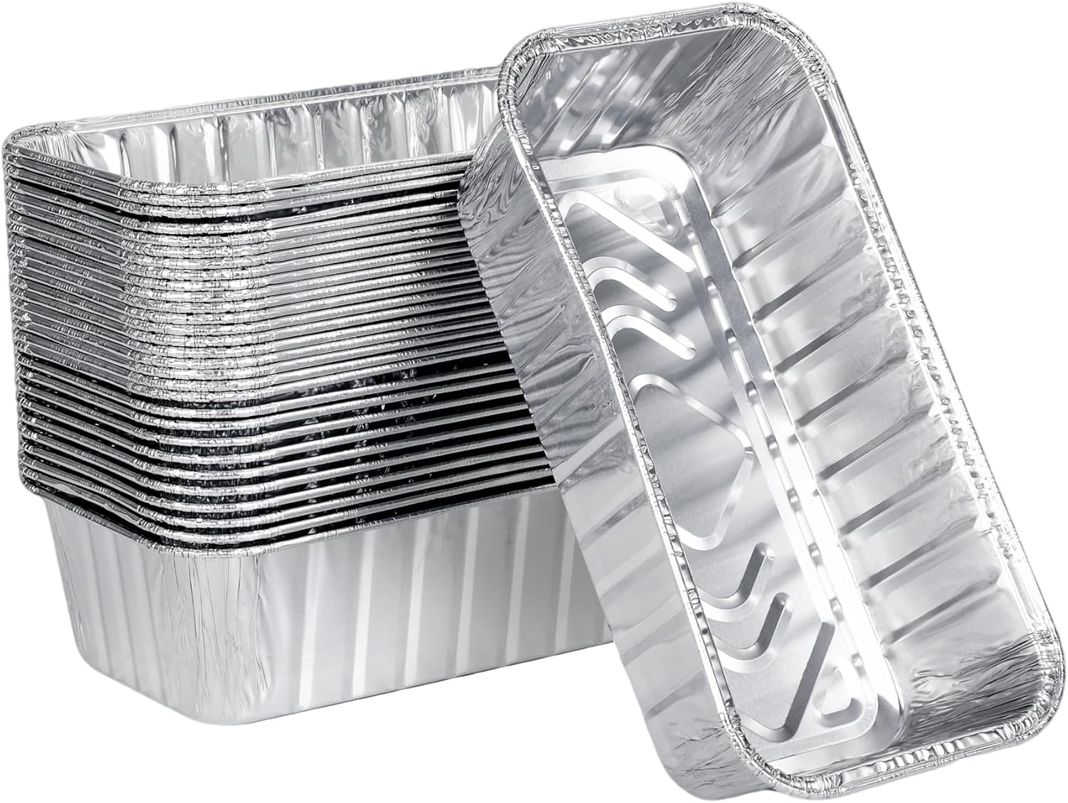 2lb Aluminum Loaf Baking Pans for Holiday Treats and Storage