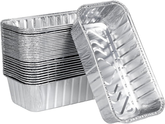 2lb Aluminum Loaf Baking Pans for Holiday Treats and Storage
