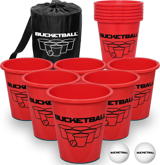 BucketBall Giant Yard Pong Edition - Ultimate Outdoor Game Fun