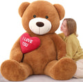 Giant Teddy Bear Stuffed Animal 5Ft Plush - Life Size Cuddle Buddy