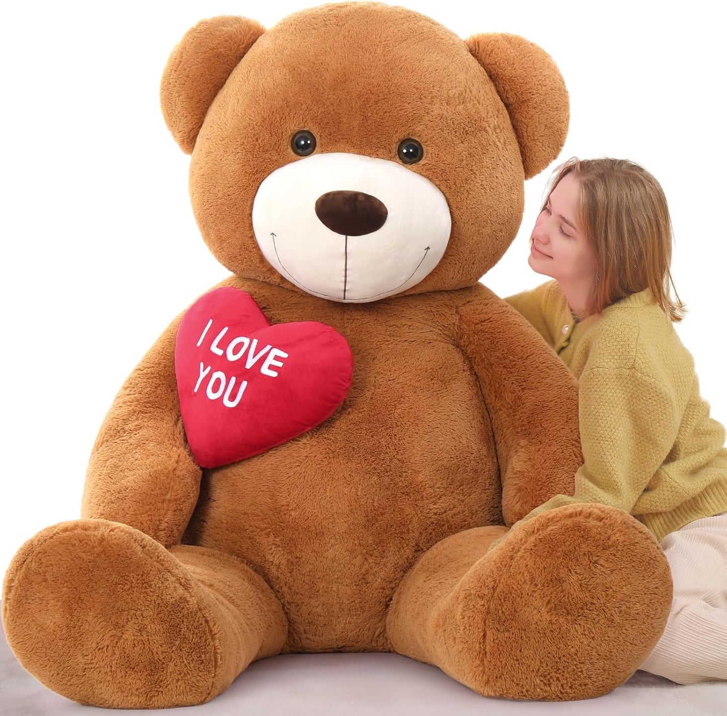 Giant Teddy Bear Stuffed Animal 5Ft for Kids and Girlfriend