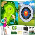 Golf Chipping Game Mat with Sticky Balls